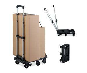 Relaxdays Chariot de transport pliable