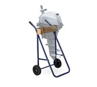 Relaxdays Chariot Hors-Bord, Stockage & Transport, Moteur Jusqu’à 100 kg, Support Acier, Bleu foncé