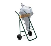 Relaxdays Chariot Hors-Bord, Stockage & Transport, Moteur Jusqu’à 100 kg, Support Acier, Vert foncé