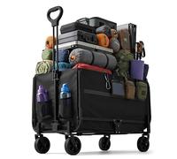 Relaxdays Chariot pliable avec hayon