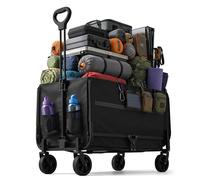 Relaxdays Chariot pliable avec hayon