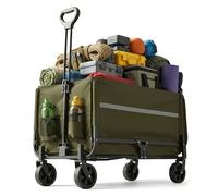 Relaxdays Chariot pliable avec hayon