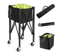 Relaxdays Chariot pliable balles de tennis