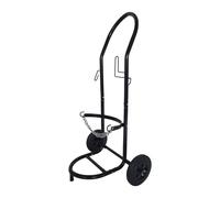 Relaxdays Chariot de Transport pour Bouteilles de gaz 5-33 kg, Acier Noir, 102x52x60 cm, pneus Pleins