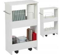 relaxdays Chariot pour niche blanc