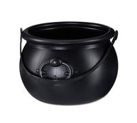 Relaxdays Chaudron de sorcière noir en lot de 10