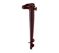 relaxdays Chevilles de sol pour parasol marron, plastique