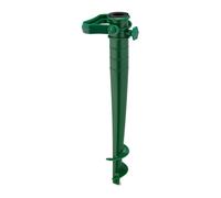 relaxdays Chevilles de sol pour parasol vert, plastique