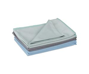 Relaxdays Chiffons en microfibre lot de 6