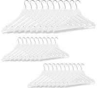 relaxdays Cintre en bois, set de 30 pièces