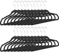 relaxdays Cintre étroit, set de 20 cintres en velours