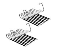 Relaxdays Cintres à pantalons, set de 2
