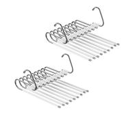 Relaxdays Cintres à pantalons, set de 2