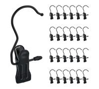 Relaxdays Cintres à pince rotatifs en lot de 25