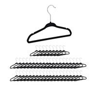 Relaxdays Cintres enfants set velours