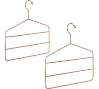 relaxdays cintres multiples pour pantalons, lot de 2