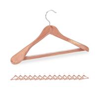 Relaxdays Cintres pour costumes en lot de 16