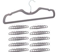 relaxdays Cintres velours, lot de 50