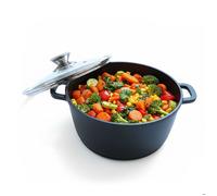 Relaxdays Cocotte avec couvercle