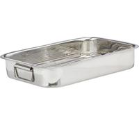 relaxdays Cocotte L argent 38,0 x 27,0 cm