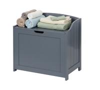 Relaxdays Coffre à linge avec couvercle doux
