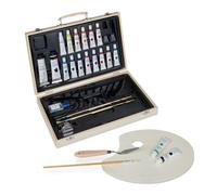 Relaxdays Coffret peinture en bois