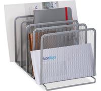 relaxdays Collecteur de catalogues avec 5 compartiments