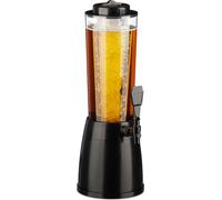 relaxdays Colonne à bière de 2,5 l avec robinet de soutirage