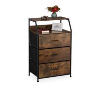 Relaxdays Commode 3 tiroirs