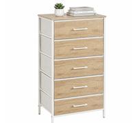 Relaxdays Commode 5 tiroirs