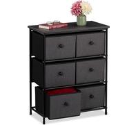 relaxdays Commode 6 tiroirs