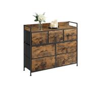 Relaxdays Commode avec 7 tiroirs en tissu