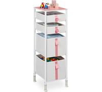 relaxdays Commode pour enfants 4 tiroirs