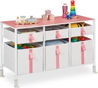 relaxdays Commode pour enfants 6 tiroirs