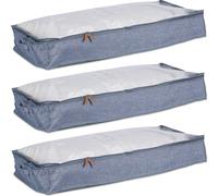 relaxdays Commode sous le lit en kit de 3 pièces