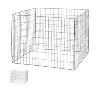Relaxdays Composteur de Jardin, Lot de 2, en métal (Acier), 560 litres, H x L x P : 70 x 90 x 90 cm, Vert