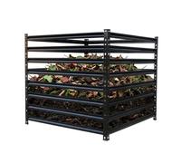 Relaxdays Composteur métal pour jardin