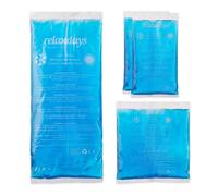 Relaxdays Compresse avec gel thermique 4x