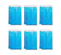 Relaxdays compresses Thermiques en Lot de 12, Premiers Secours,HxLxP : 1x15x8 cm, Gel Chaud-Froid, Sport, Muscle, Bleu