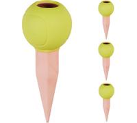 relaxdays Cône d'argile Balle de tennis Set de 4 pièces