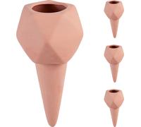 relaxdays Cône d'argile pour l'arrosage, set de 4 pièces