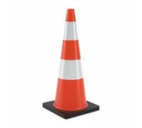 Relaxdays Cône de signalisation 75 cm, très lourd