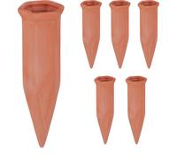 relaxdays Cônes d'argile pour l'arrosage, lot de 6