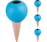 relaxdays Cônes en argile, set de 4 pièces