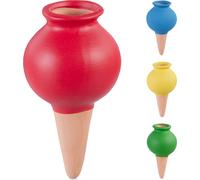 relaxdays Cônes en argile, set de 4 pièces
