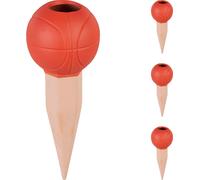relaxdays Cônes en terre cuite Basketball Set de 4 pièces