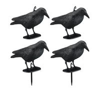 Relaxdays Corbeau anti-pigeon en lot de 4