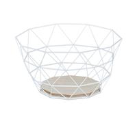 Relaxdays Corbeille à fruits design grille