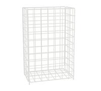 Relaxdays Corbeille à papier en métal 60 l