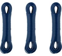 relaxdays Corde à linge avec fil d'acier 3x 50 m